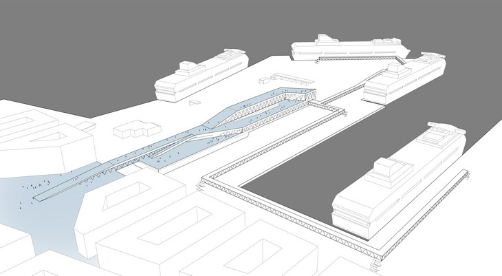 Archisearch - Diagram Roofscape / C.F. Møller / Värtaterminalen, Ferry Terminal, Stockholm